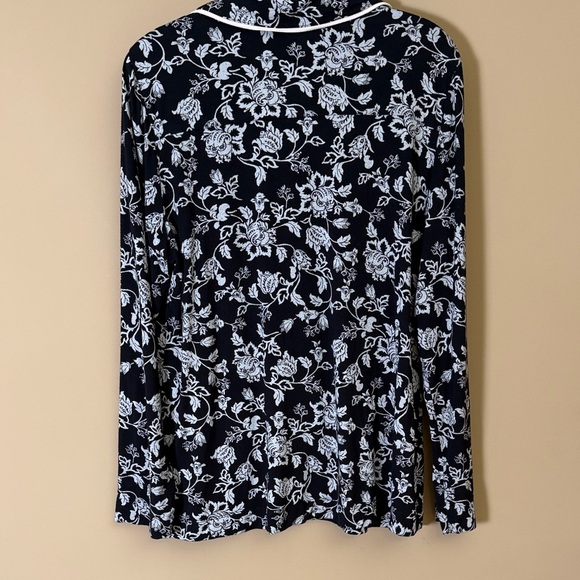 Soma Black & White Floral Pajama Set - Picture 4 of 8